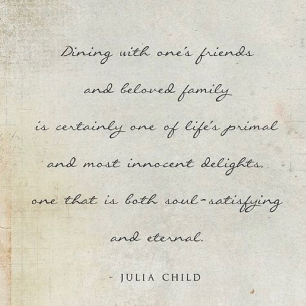 People who love to eat are always the best people. Framed Julia Child Quote. - Picture 10 of 16